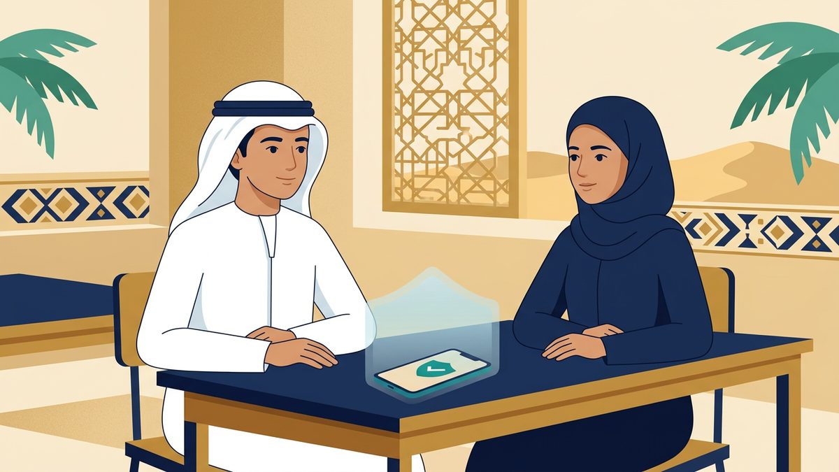 رسم توضيحي بهوية إماراتية لموقف: جلب وحيازة المواد غير المرخصة