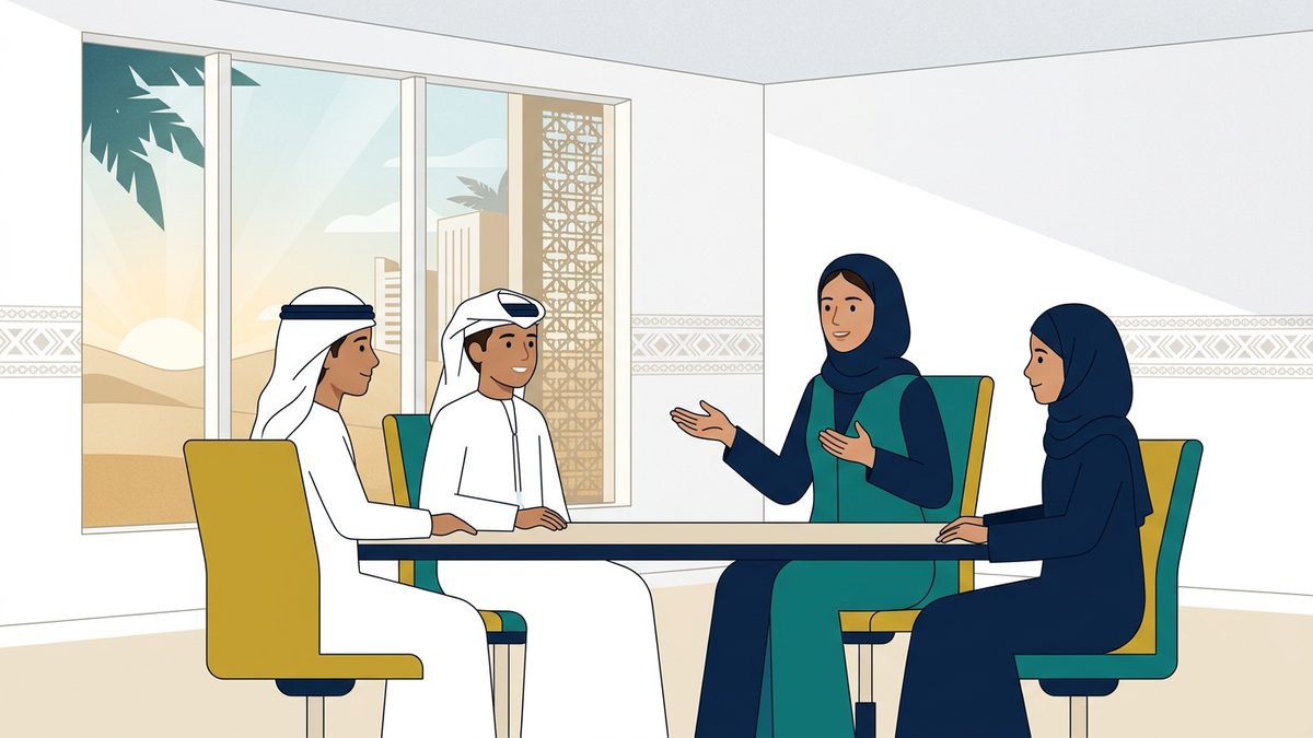رسم توضيحي بهوية إماراتية لموقف: مخالفات مشابهة من الدرجة الثالثة